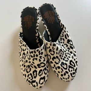 Charlotte Stone Cheetah Print Wedge